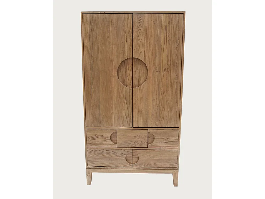 Kyoto - Armoire en bois massif de teck