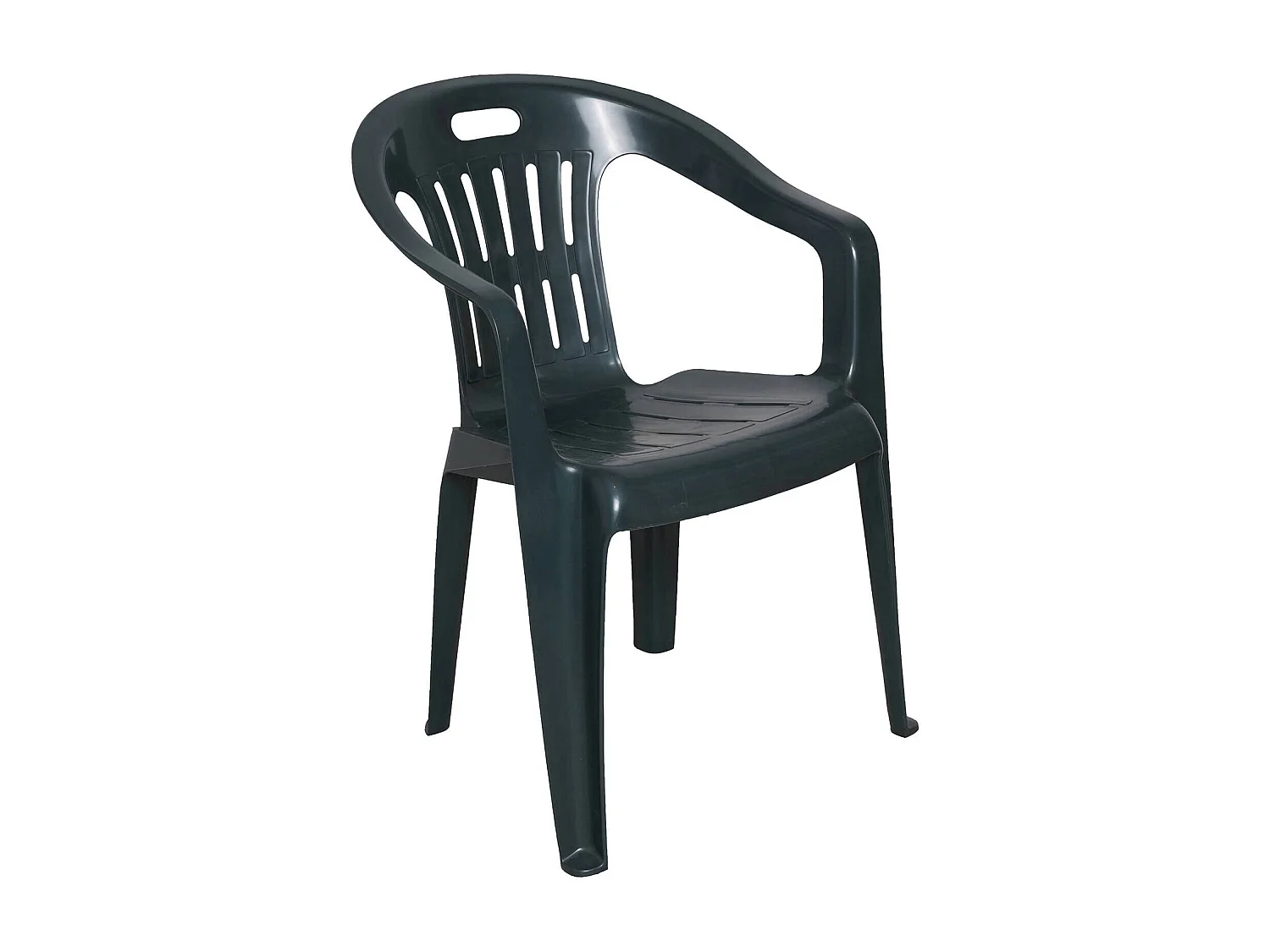 Ensemble de 4 chaises d'extérieur Dmotti, Sièges de jardin, Chaise pour table à manger, Fauteuil d'extérieur, 100% Made in Italy, 56x57h80 cm, Vert