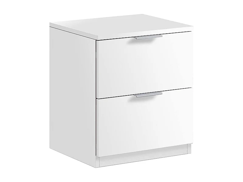 Dmora - Comodino Artiglio, 38x34h45 cm, Bianco