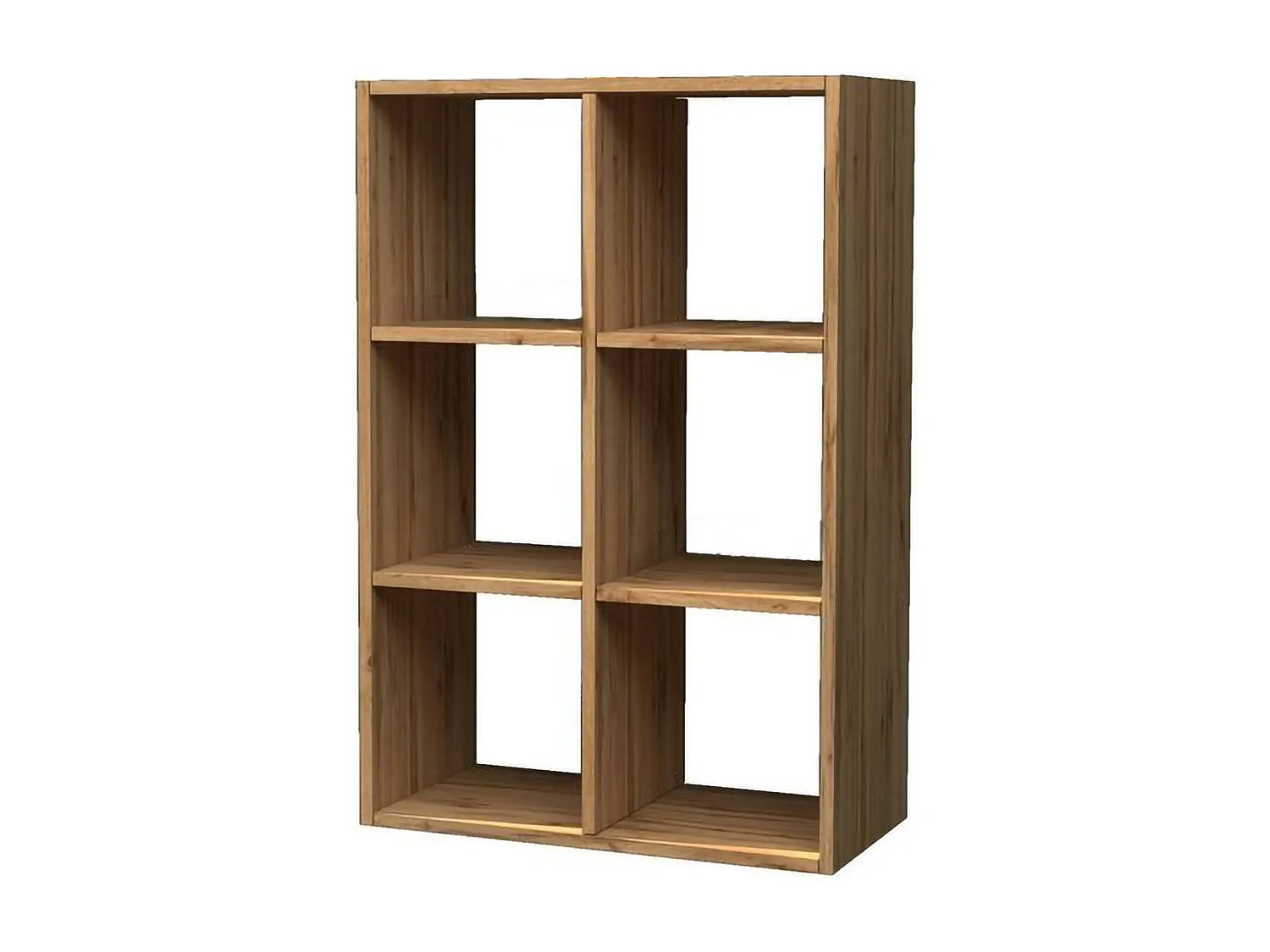 Bibliothèque Rodrigo, Meuble avec étagères, Bibliothèque de bureau, 100% Made in Italy, Chêne, 60x25h90 cm
