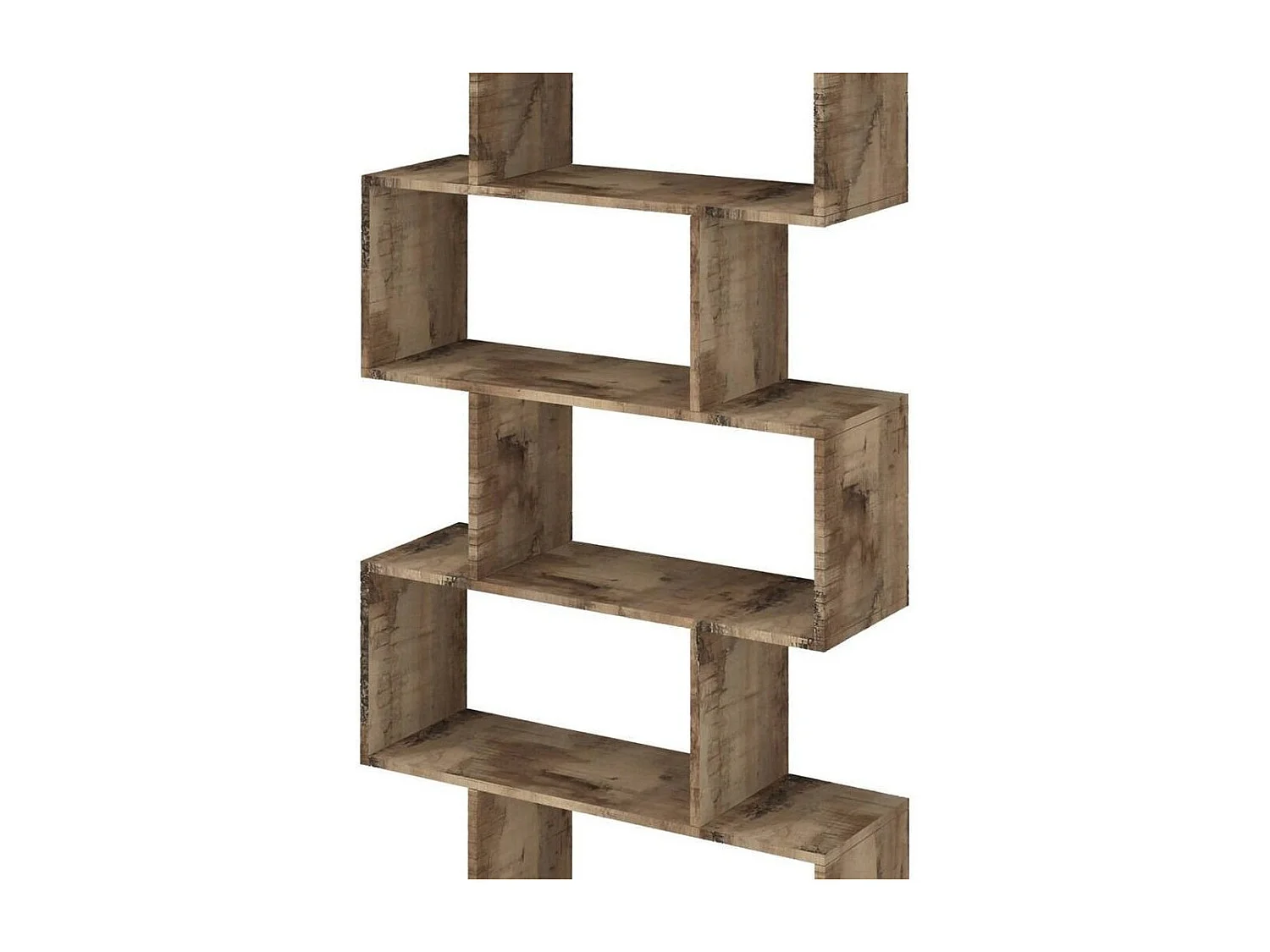 Dgiovan boekenkast, Kast met planken, Kantoorbibliotheek, 100% Made in Italy, 80x25h192 cm, Esdoorn