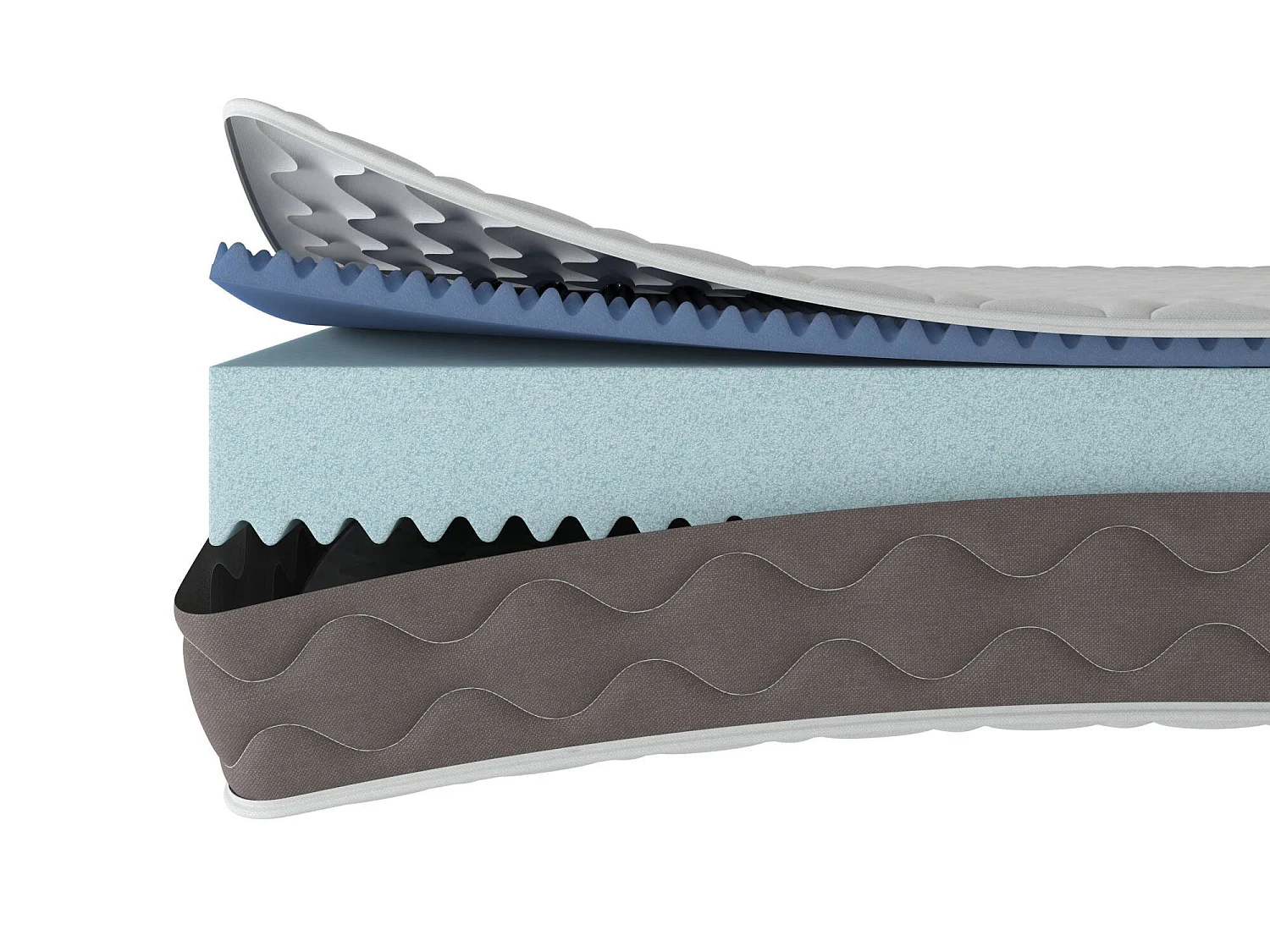 Colchão Scudo queen size, colchão Memory Foam, colchão ergonômico, colchão antiácaro e hipoalergênico, 100% Fabricado na Itália, 120x190xh21 cm
