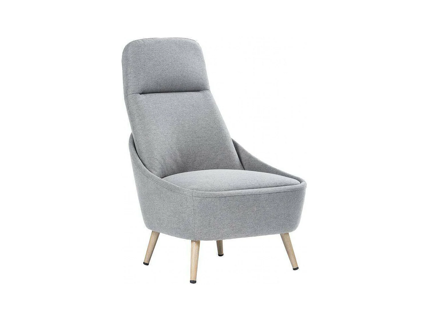 Chaise de bureau Dunedin, Chaise d'attente de bureau, Chaise d'attente ergonomique, 77x65h100 cm, Gris