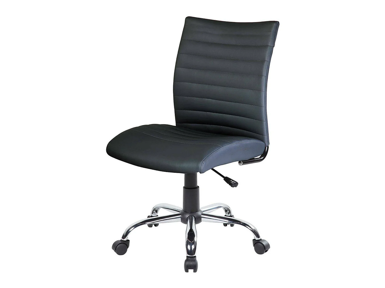 Cadeira de escritório Newcastle, Poltrona de trabalho, Assento de escritório ergonômico, 54x48h90/100 cm, Preto