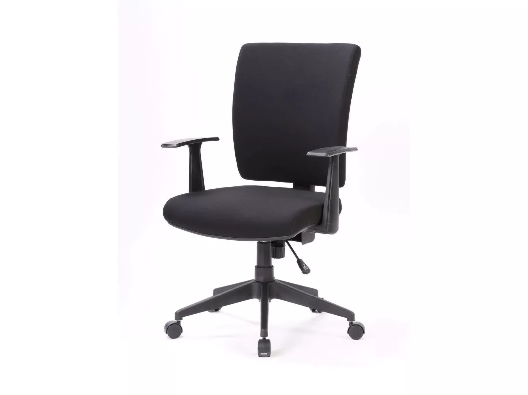 Kauf Unique Bürostuhl Palmerston, Chefsessel mit Armlehnen, Ergonomischer Bürositz, 61x65h98/108 cm, Schwarz