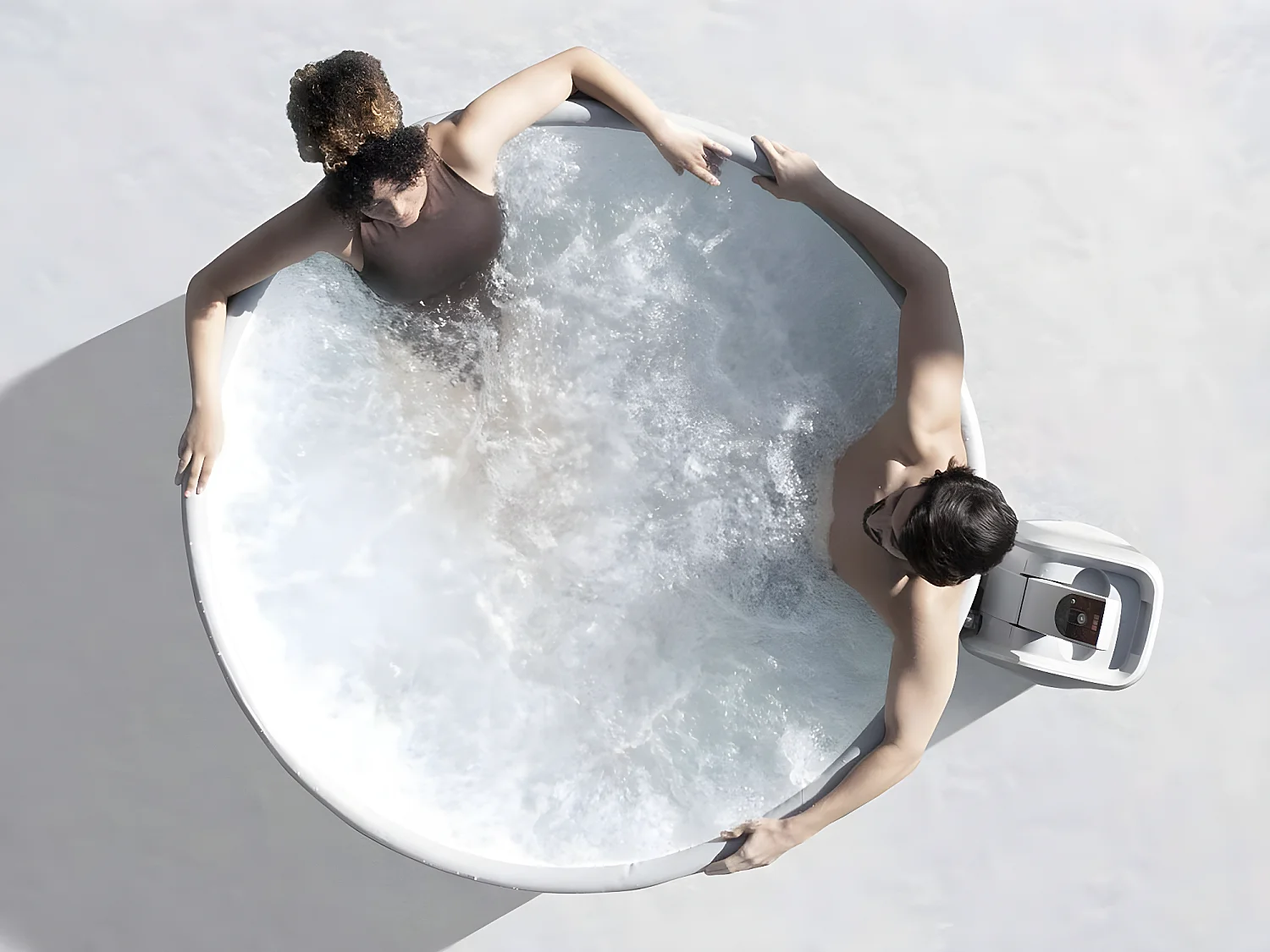 Spa gonflable Lay-Z-Spa Vancouver rond Airjet Plus 3/5 places - Bestway