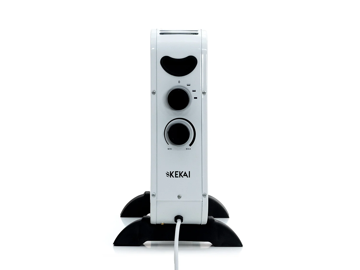 Calefactor Eléctrico para Interior 2000W Kekai Slim 58,5x25x40,8 cm con Termostato y 3 Niveles de Potencia