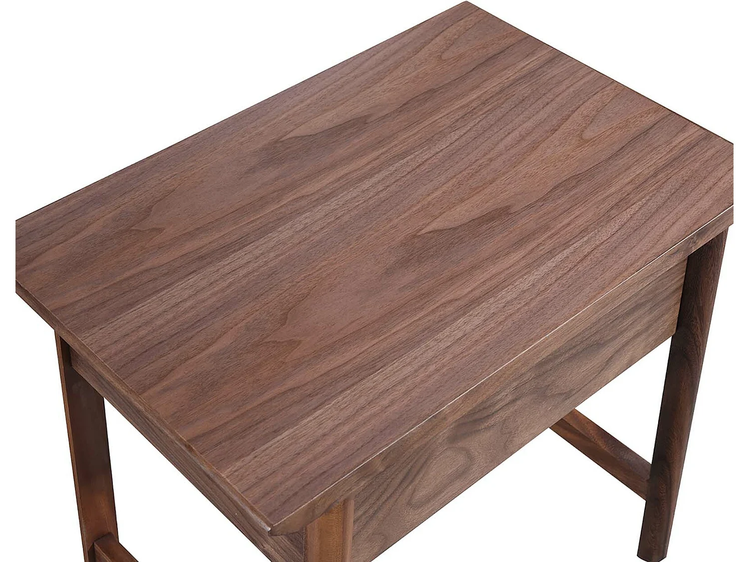 Table de Chevet en Bois de Noyer Inari Pärumm 1 Tiroir 60x40x55 cm