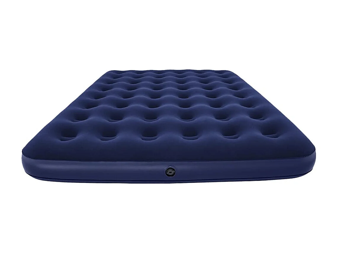 Lit gonflable floqué 203 x 152 x 22 cm 67003