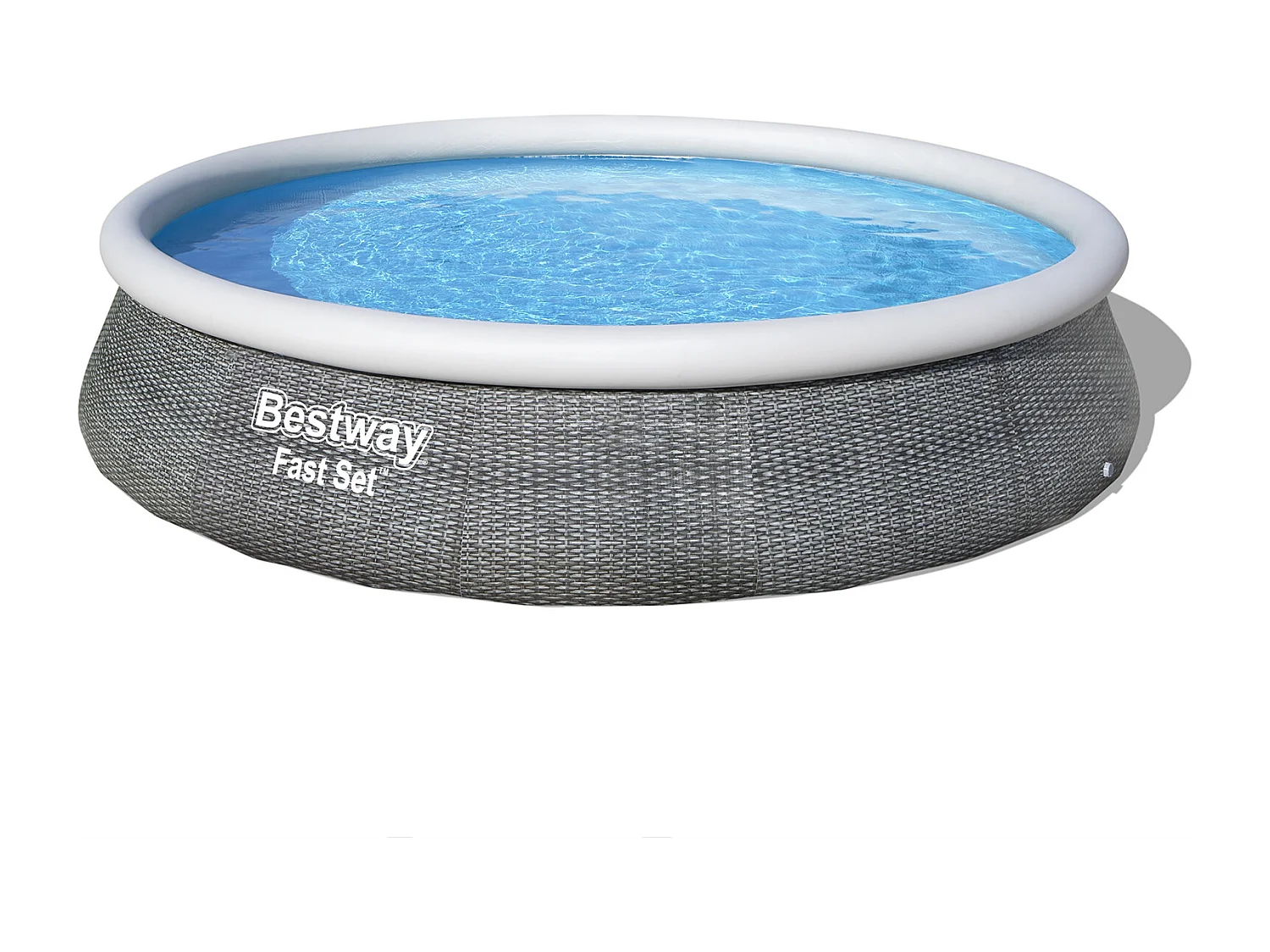 Piscine Démontable Bestway Fast Set Rotin 396x84 cm Filtre à Cartouche 2.006 litres/heure