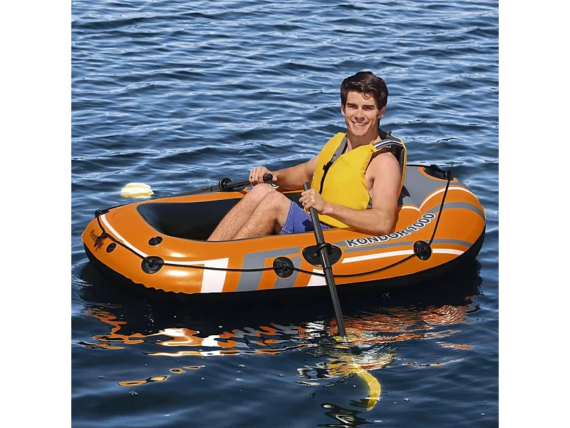 Bateau Gonflable Bestway Hydro-Force Kondor 1000 155x93x30 cm 1 Personne Pagaies