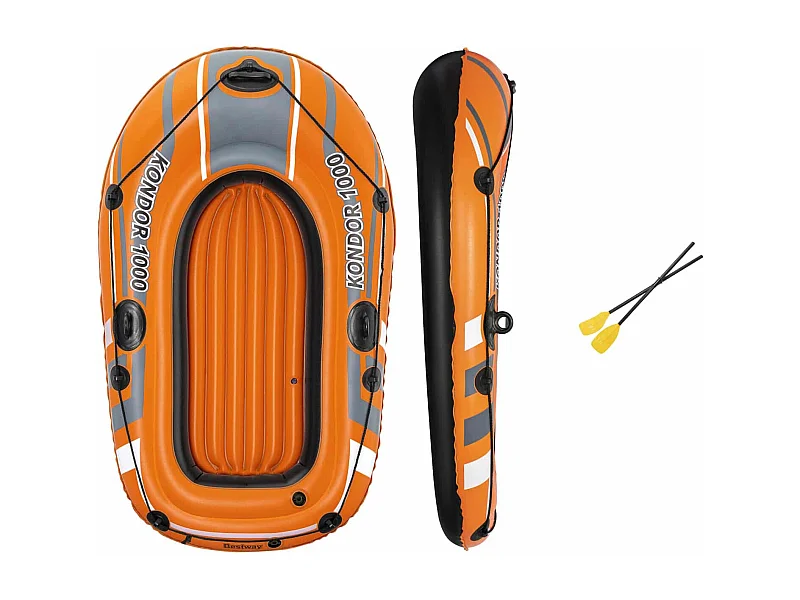 Bateau Gonflable Bestway Hydro-Force Kondor 1000 155x93x30 cm 1 Personne Pagaies
