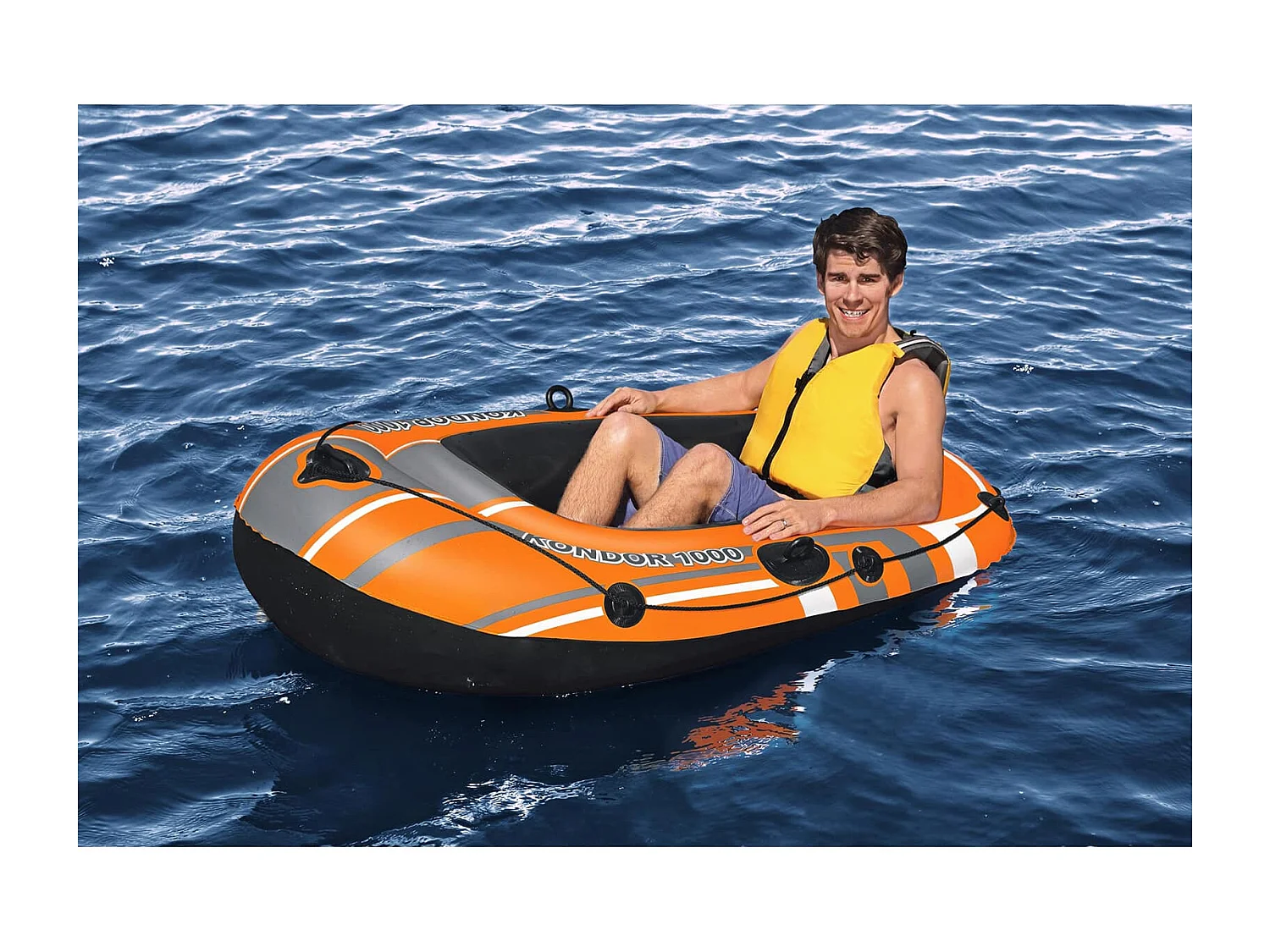 Bateau Gonflable Bestway Hydro-Force Raft Kondor 1000 155x93x30 cm 1 Personne