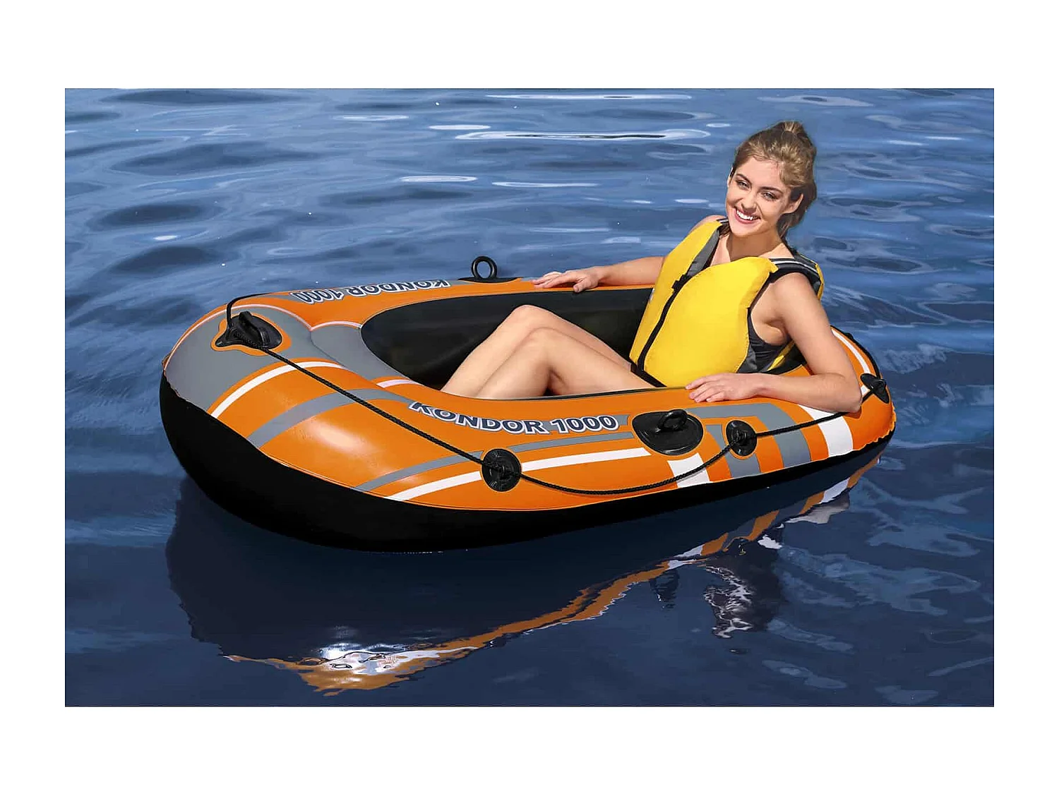 Bateau Gonflable Bestway Hydro-Force Raft Kondor 1000 155x93x30 cm 1 Personne