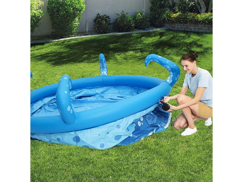 VidaXL Piscina hinchable Octopol Bestway azul Ø274 cm