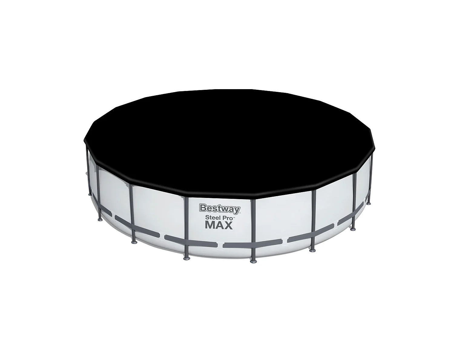 Piscine Hors-sol Tubulaire Bestway Steel Pro Max 549x122 cm Épurateur à Cartouche de 5 678 L/H Bâche et Échelle