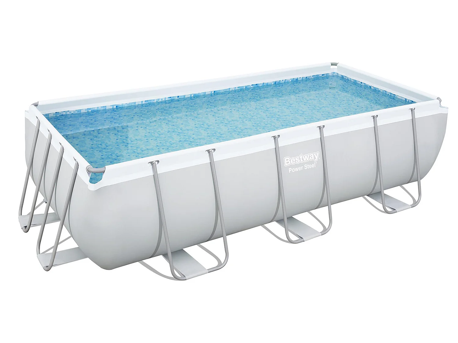 Piscine Hors-sol Tubulaire Bestway Power Steel 404x201x100 cm Filtre à Sable de 3.028 litres/heure