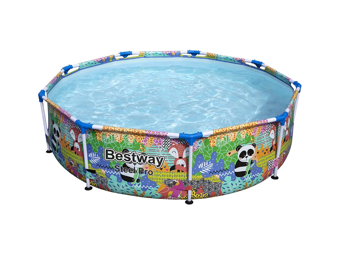 VidaXL Piscina desmontable Steel Pro Max Bestway azul Ø274 cm