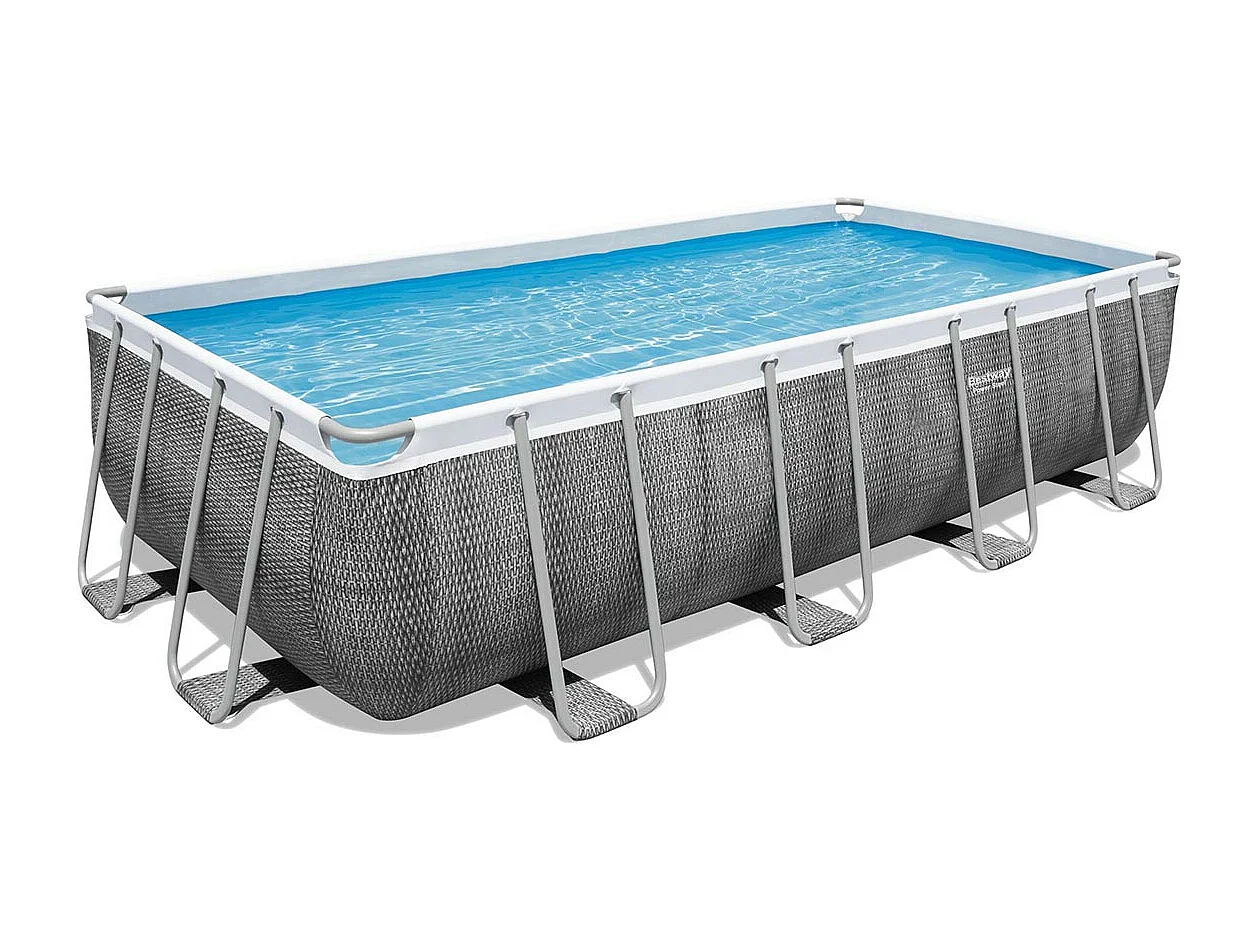 Piscine tubulaire rectangulaire Power Steel 5,49 x 2,74 x 1,22 m - Bestway