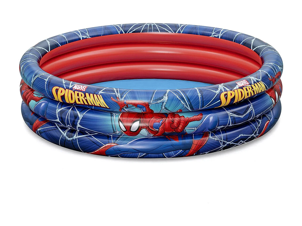 Piscine Gonflable pour Enfants Bestway Spider Man Ø122x30 cm Plus de 2 Ans