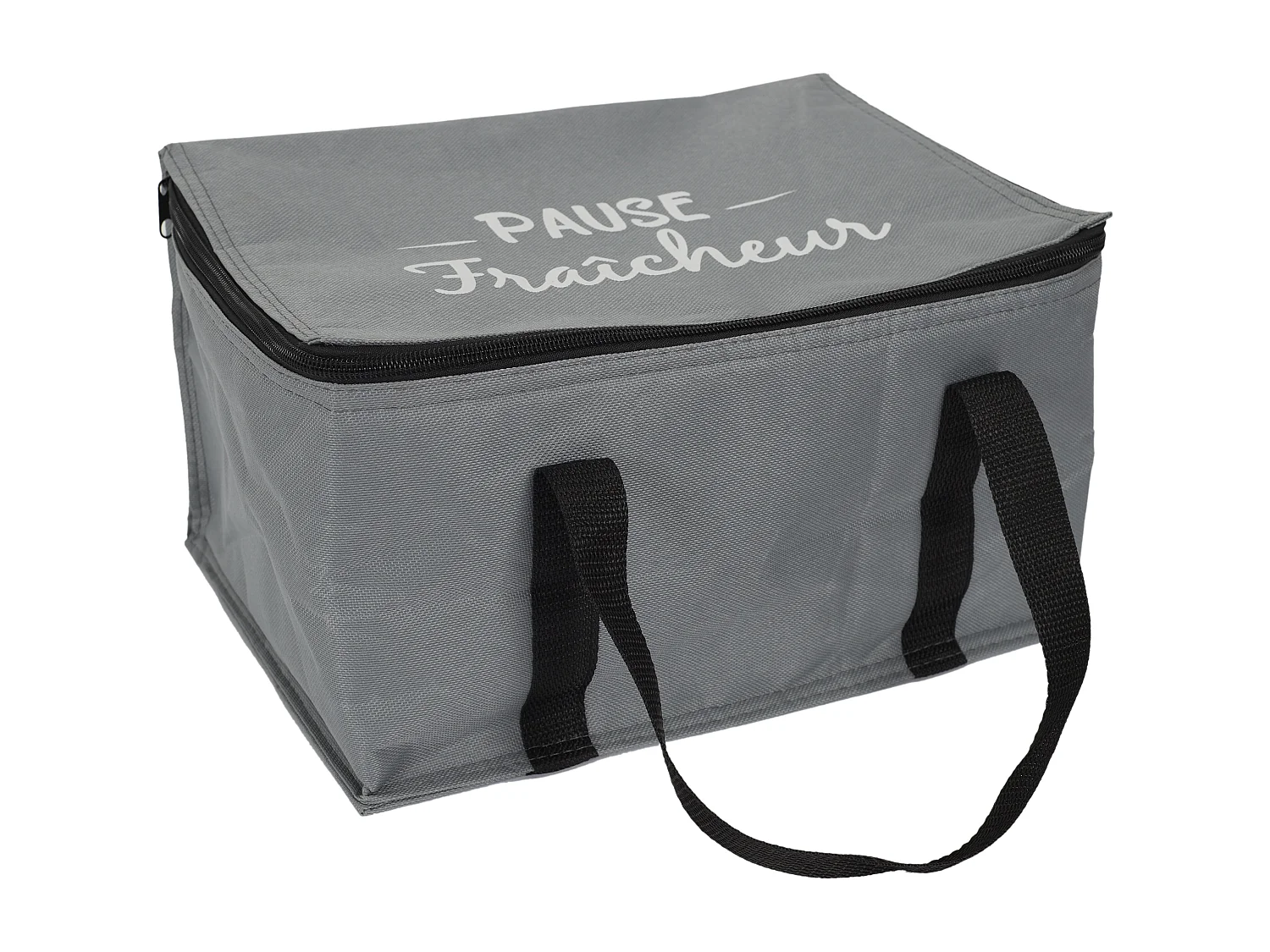 Grand Sac Fraicheur Pain De Glace Et Lunch Box Gris