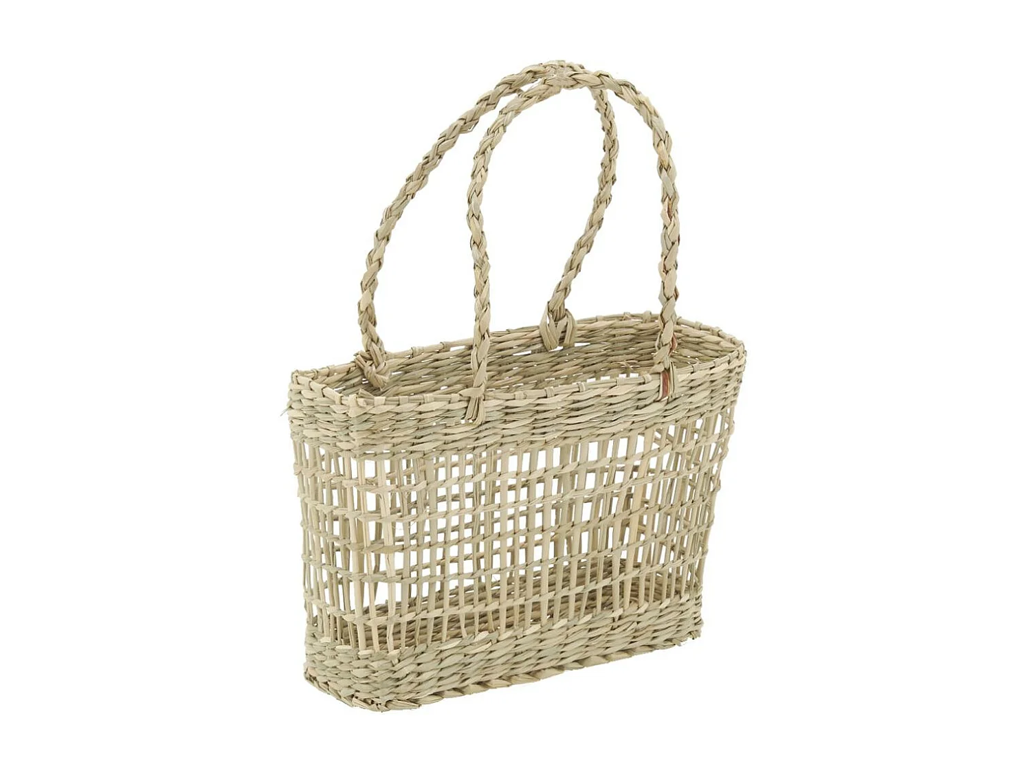 Cabas en jonc ajouré (Lot de 4)