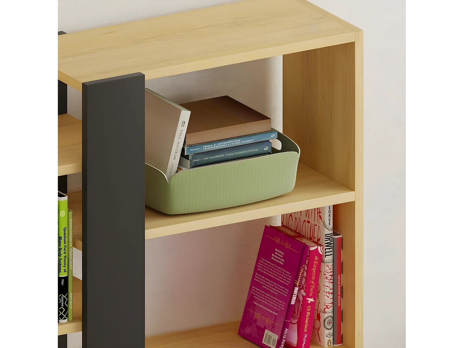 Bibliothèque 5 Niveaux L80 x H152 cm - Axel