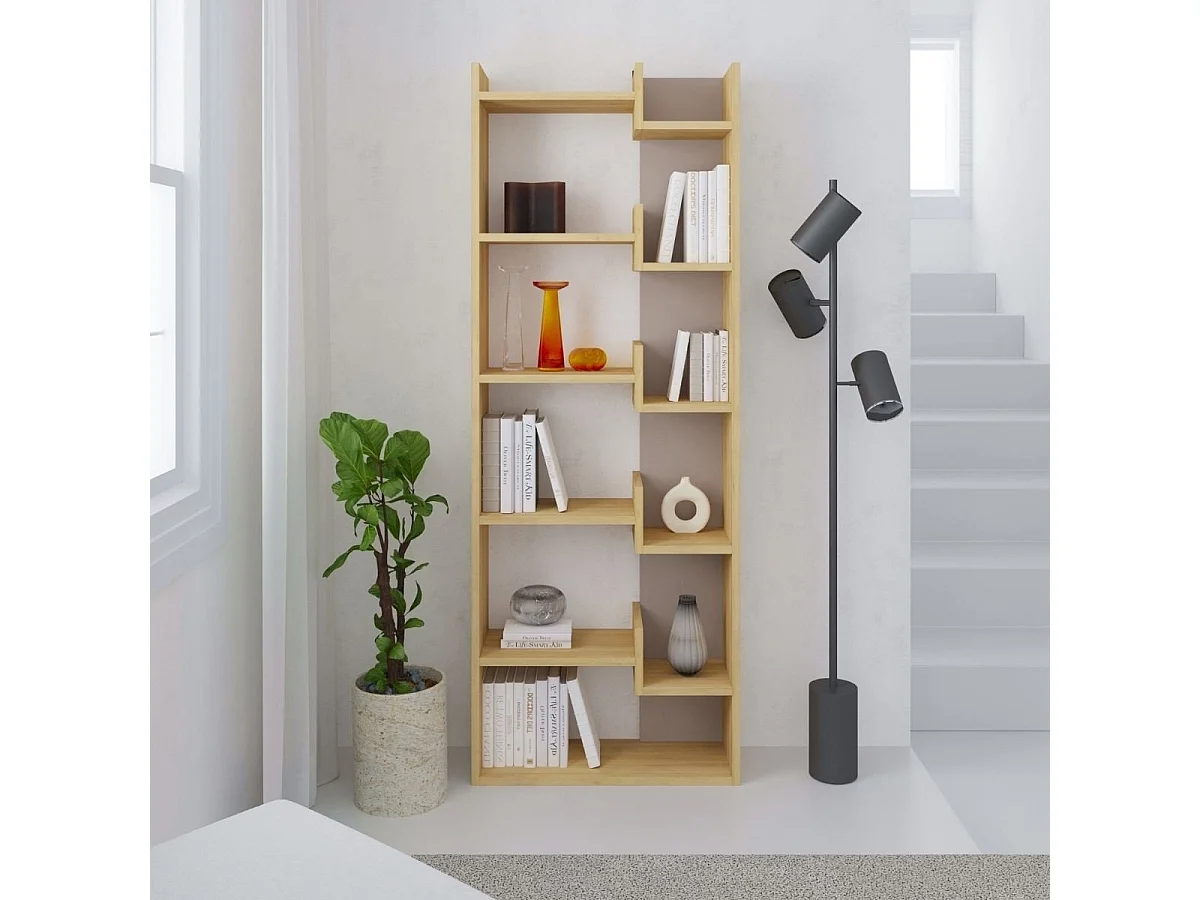 Bibliothèque Design 6 Niveaux H162,4 cm - Klapo