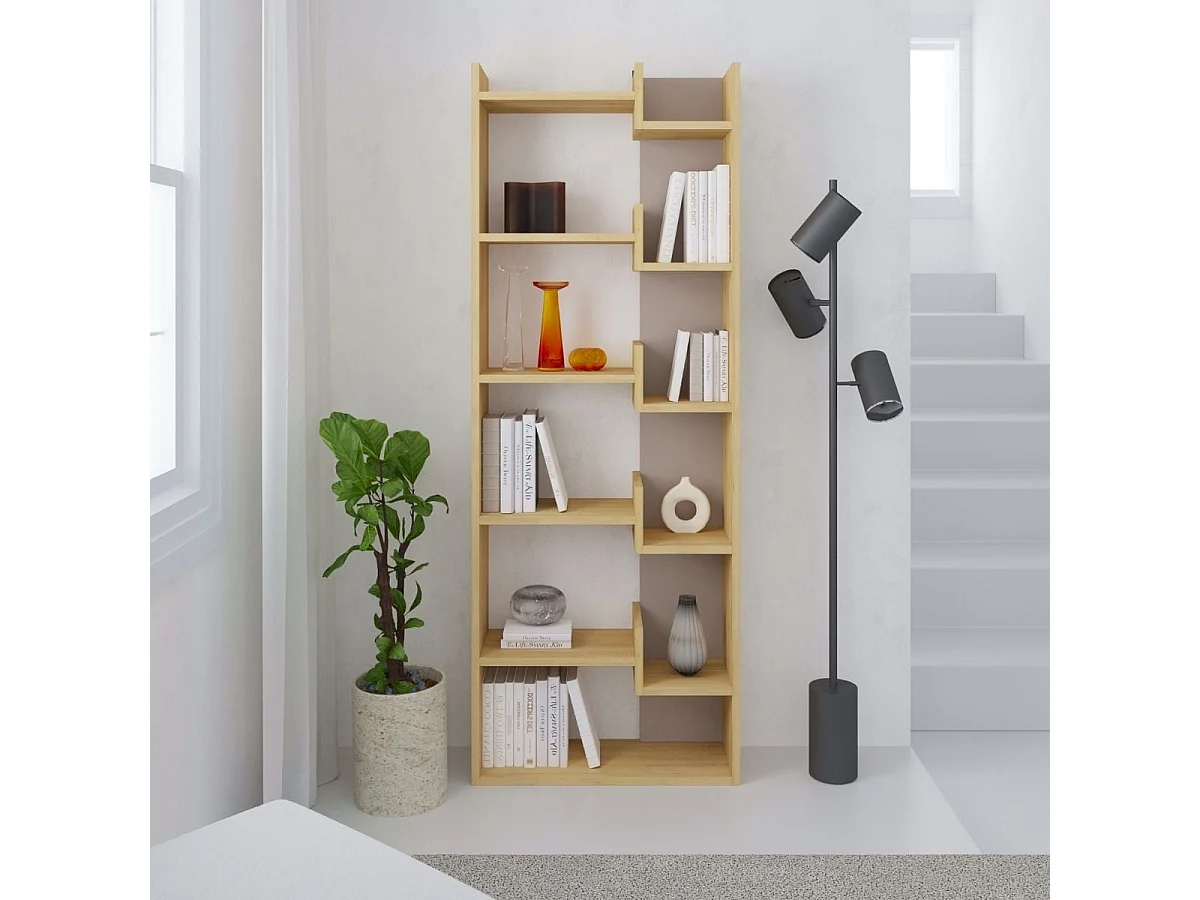 Bibliothèque Design 6 Niveaux H162,4 cm - Klapo