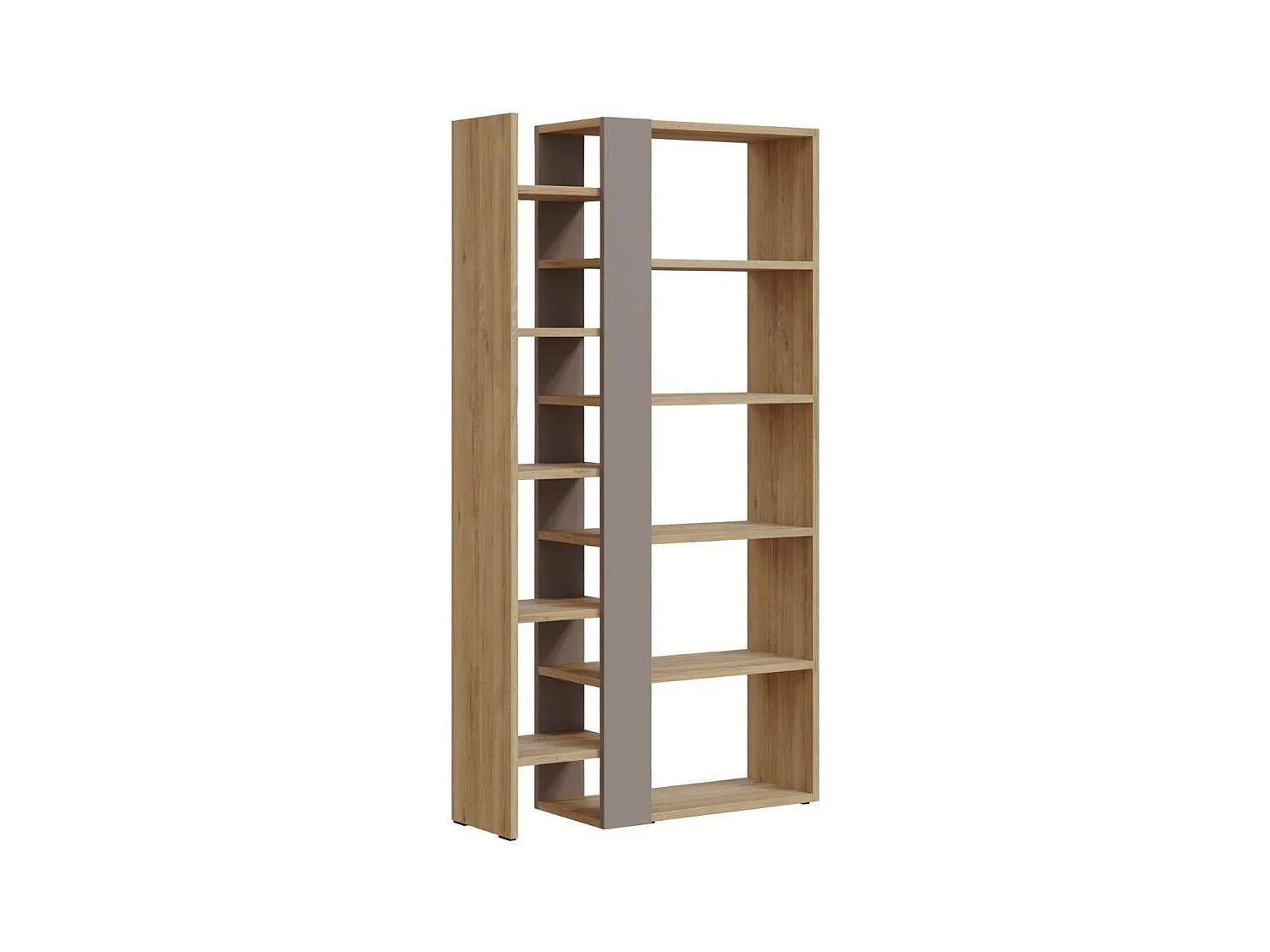 Bibliothèque 5 Niveaux L80 x H152 cm - Axel