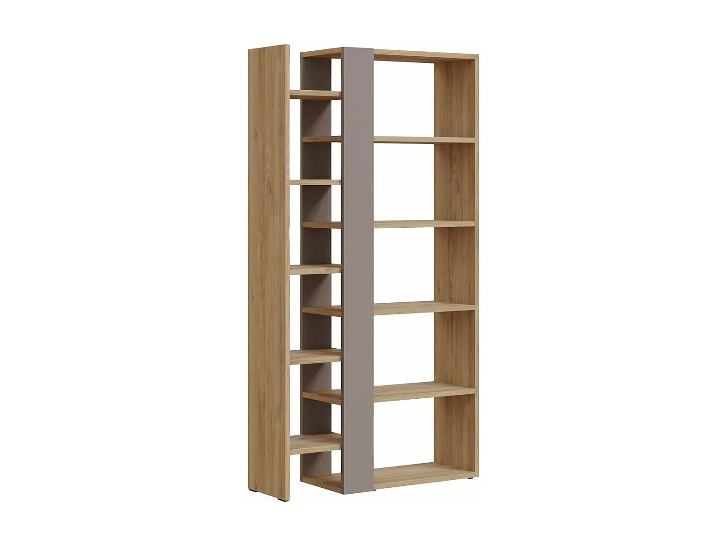 Bücherregal 5 Ebenen L80 x H152 cm - Axel