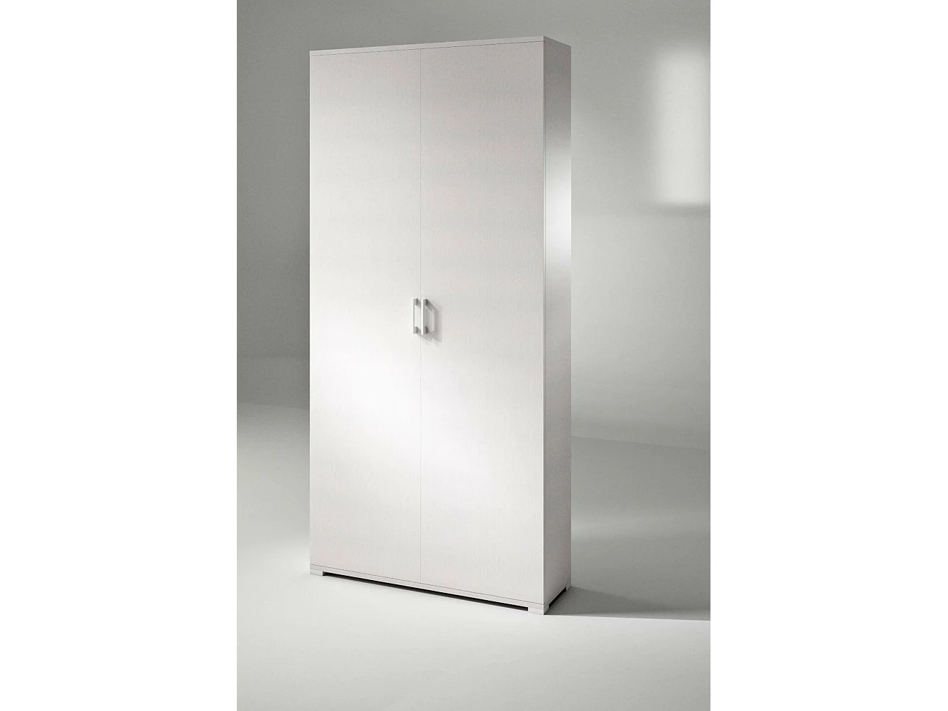 Dmora - Armadio multiuso Aliosha, 90x45h195 cm, Bianco