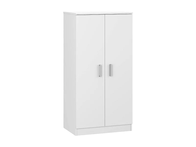 Dmora - Armadio multiuso 2 ante Akimera, 55x36h108 cm, Bianco