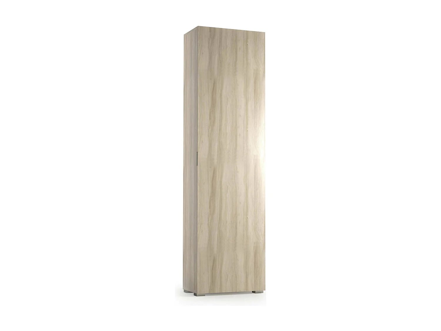 Armadio multiuso 1 anta effetto legno rovere 50x30h182 cm