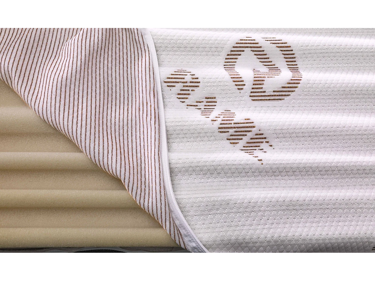 Dgiun single topper, Topper renova colchão com capa removível em Memory Foam e fibras de cobre, 100% Fabricado na Itália, Antiácaro e Hipoalergênico, 80x190h5 cm