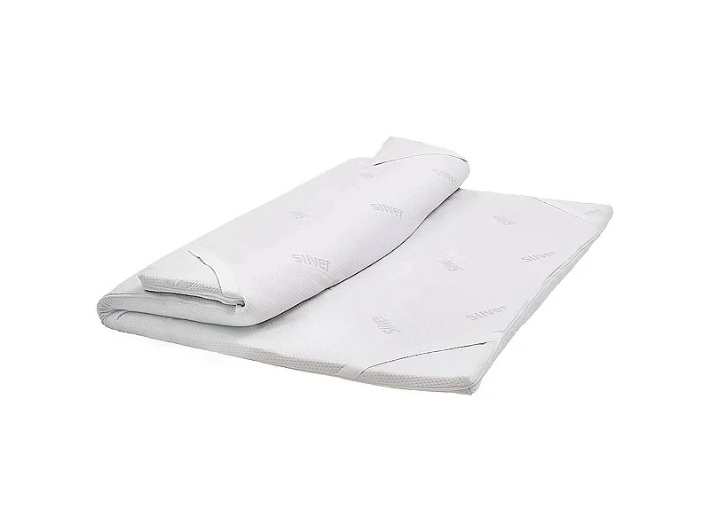 Topper individual Dmammin, Colchón para mejorar la postura, Topper Memory Foam, Topper hipoalergénico y transpirable, 100% Made in Italy, 90x190xh5 cm