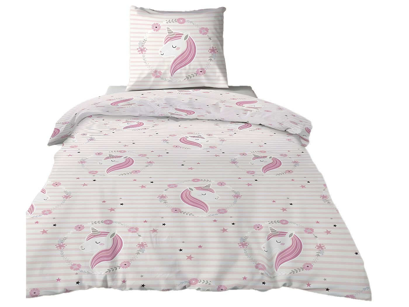 Parure Housse de Couette 240x220cm Camelia Atelier du Linge