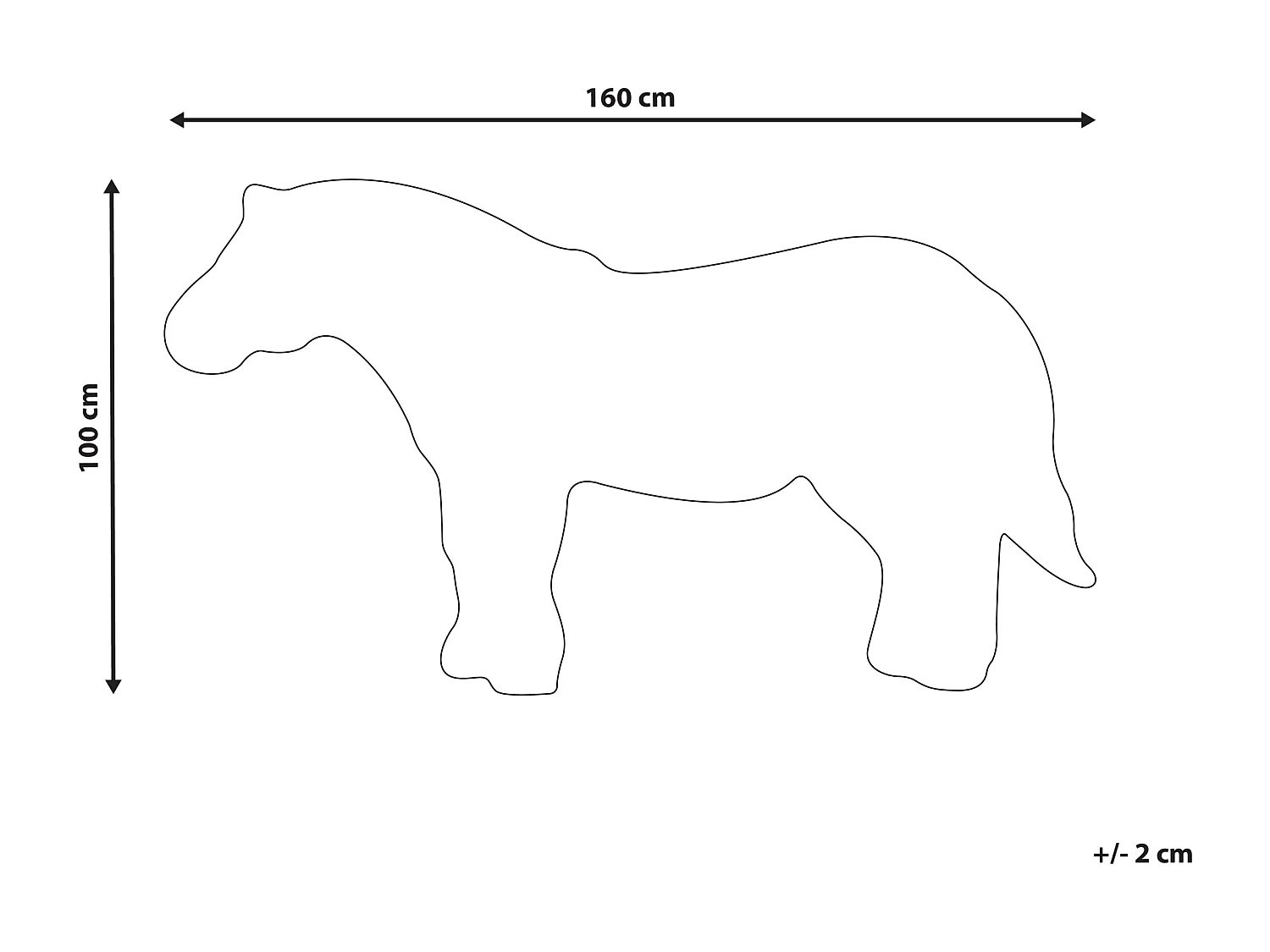 Tappeto per bambini lana bianco e nero motivo zebra 100 x 160 cm KHUMBA