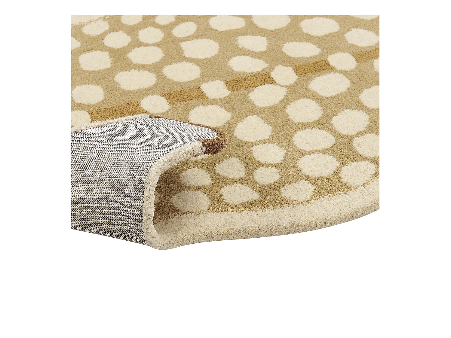 Vloerkleed hert wol beige 100 x 160 cm YONA