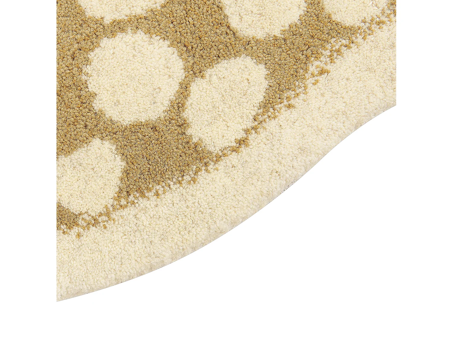 Vloerkleed hert wol beige 100 x 160 cm YONA