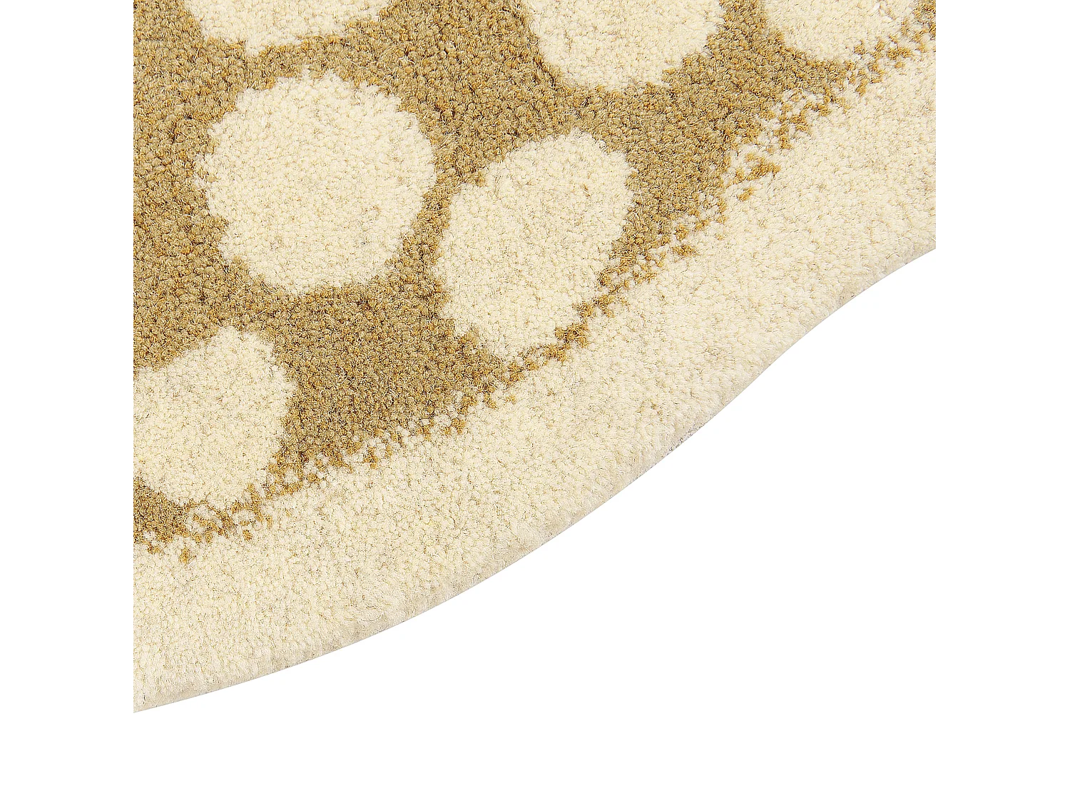 Vloerkleed hert wol beige 100 x 160 cm YONA