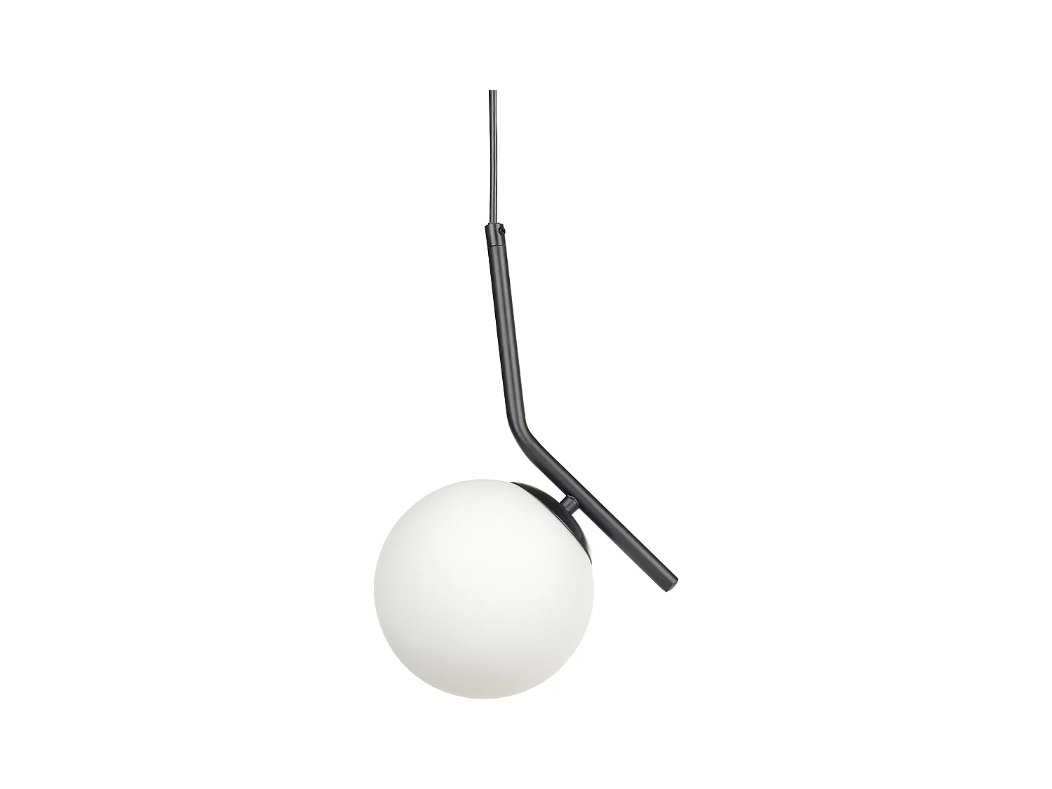 Lampe suspension WAPITI Verre Noir
