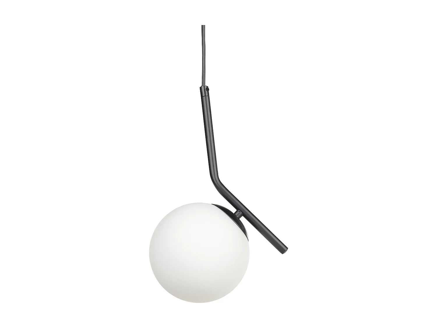 Hanglamp WAPITI Glas Zwart