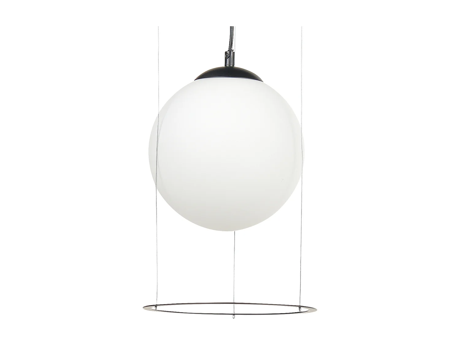 Hanglamp TOBINS Glas Zwart