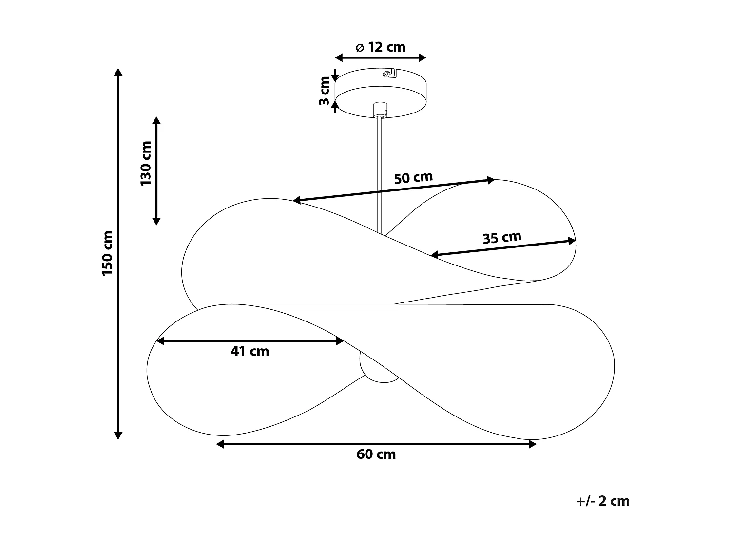 Hängelampe DOYLES Metall Gold
