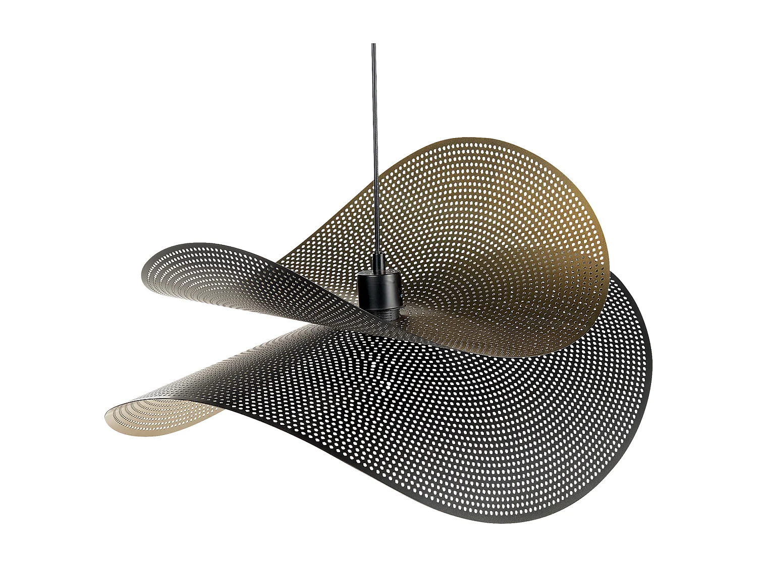 Lampe suspension DOYLES Métal Doré