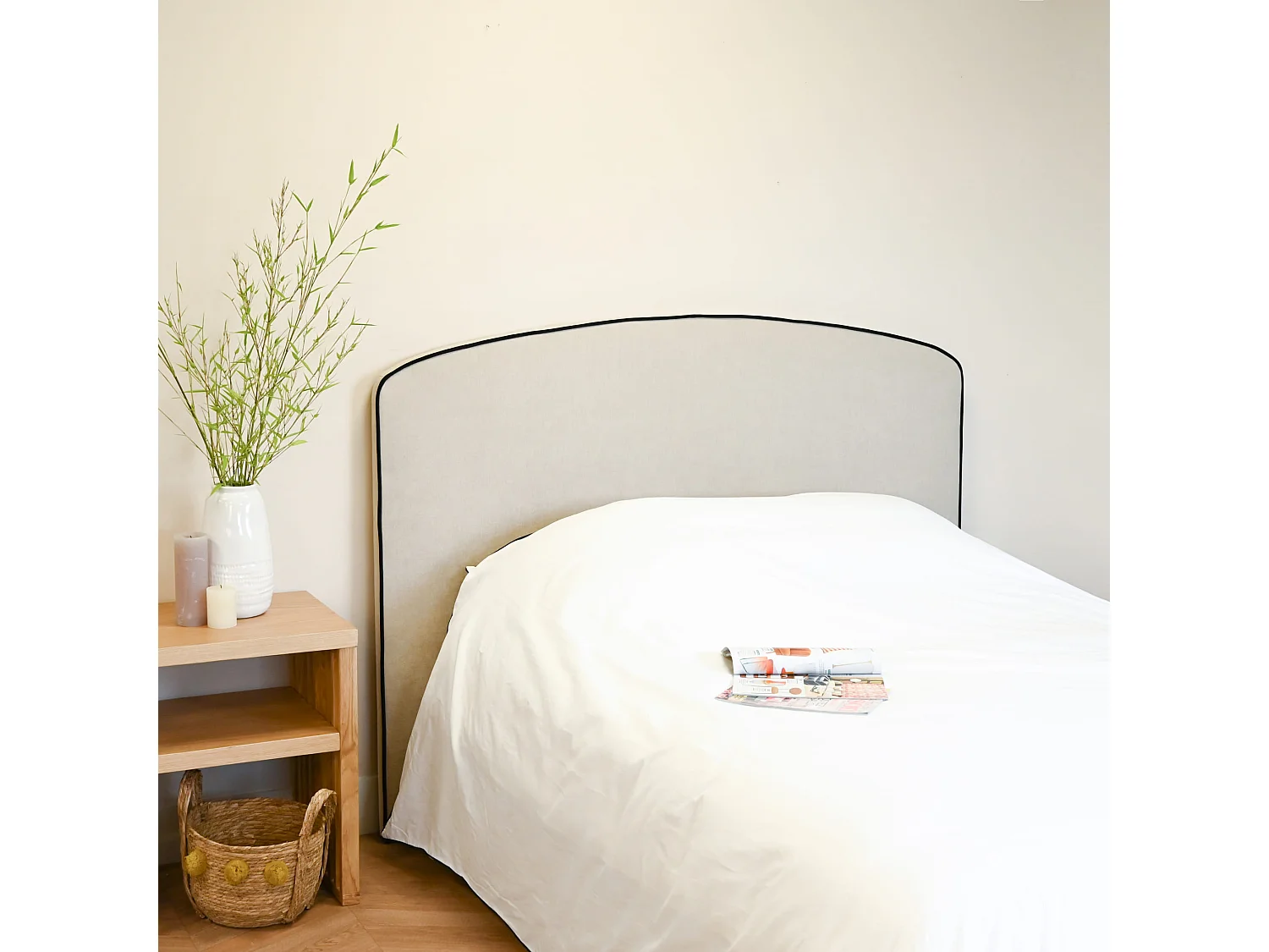 Tête de lit RONDA 190 cm beige - Someo