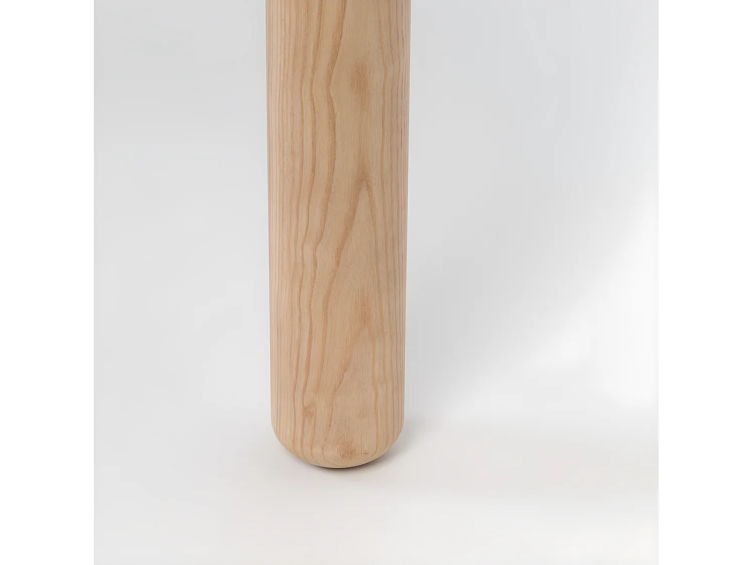 Storm - Table à manger 6 personnes aux bords arrondis en bois - Bois clair