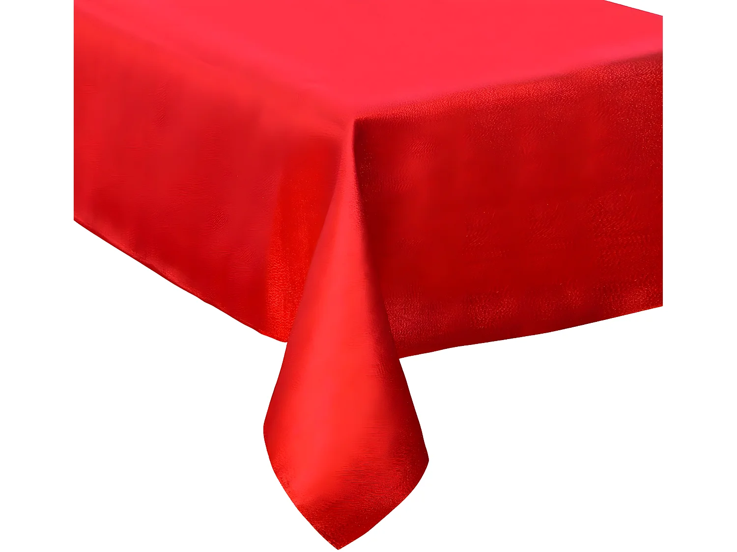 Nappe avec Paillettes "Colorama" 140x360cm Rouge