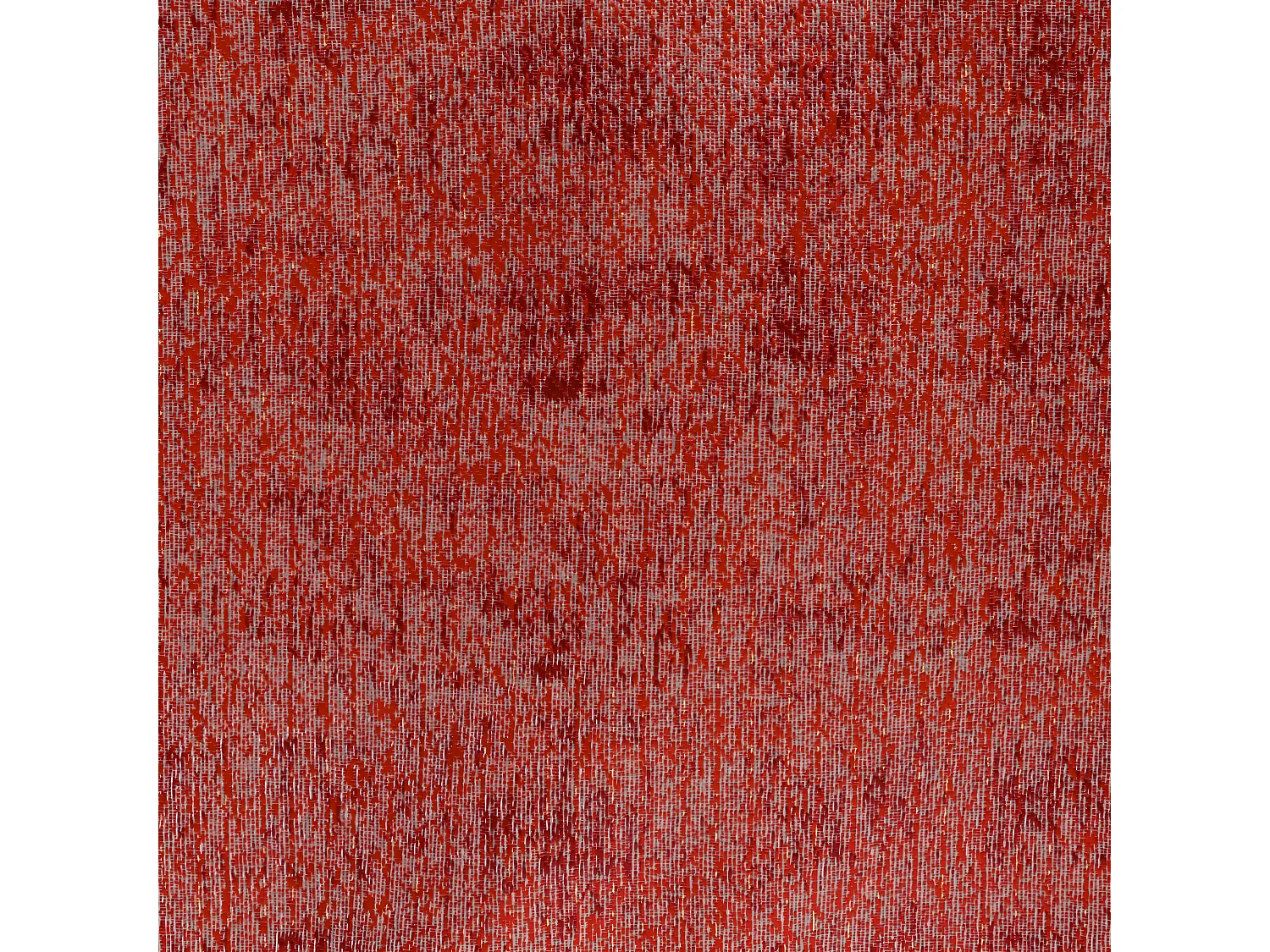 Nappe Jacquard nuance de Rouge et fil Lurex Doré 140 x 360 cm
